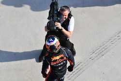 Daniel Ricciardo, Red Bull Racing celebrates in parc ferme