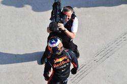 Daniel Ricciardo, Red Bull Racing celebrates in parc ferme