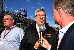 Joe Saward, Journalist, Ross Brawn, Formula One Managing Director of Motorsports and David Coulthard