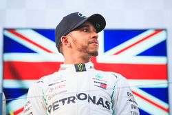 Podio: segundo lugar Lewis Hamilton, Mercedes-AMG F1