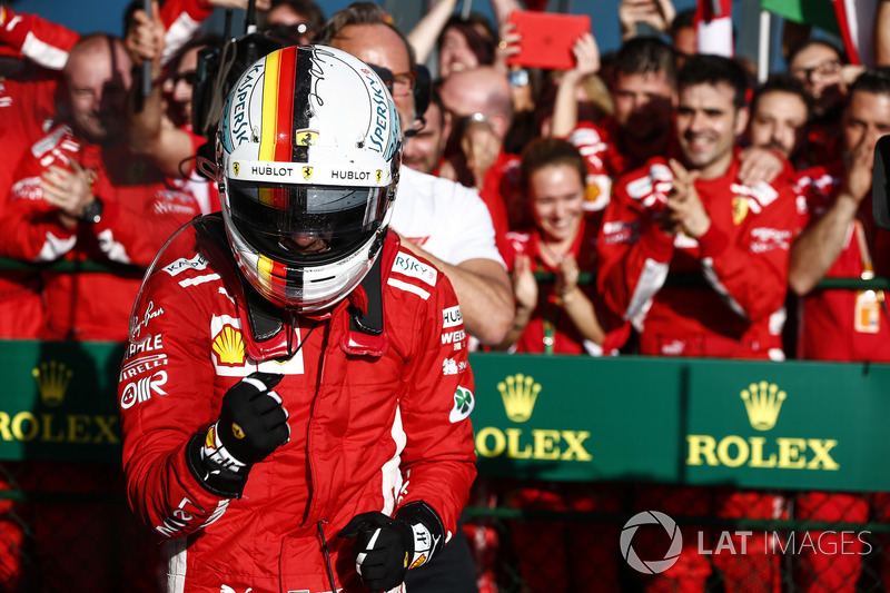 Победитель Себастьян Феттель, Ferrari
