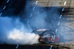 Clint Bowyer, Stewart-Haas Racing, Ford Fusion Haas Automation Demo Day celebrates his win