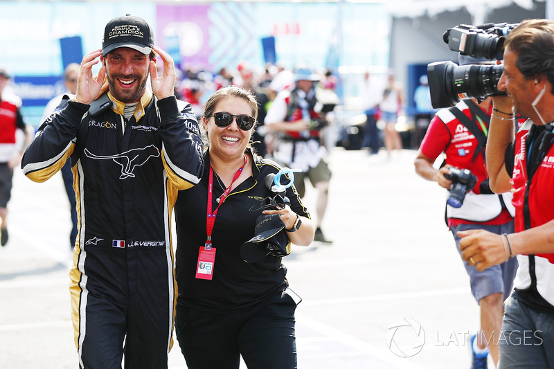 Jean-Eric Vergne, Techeetah, merayakan gelar musim keempat