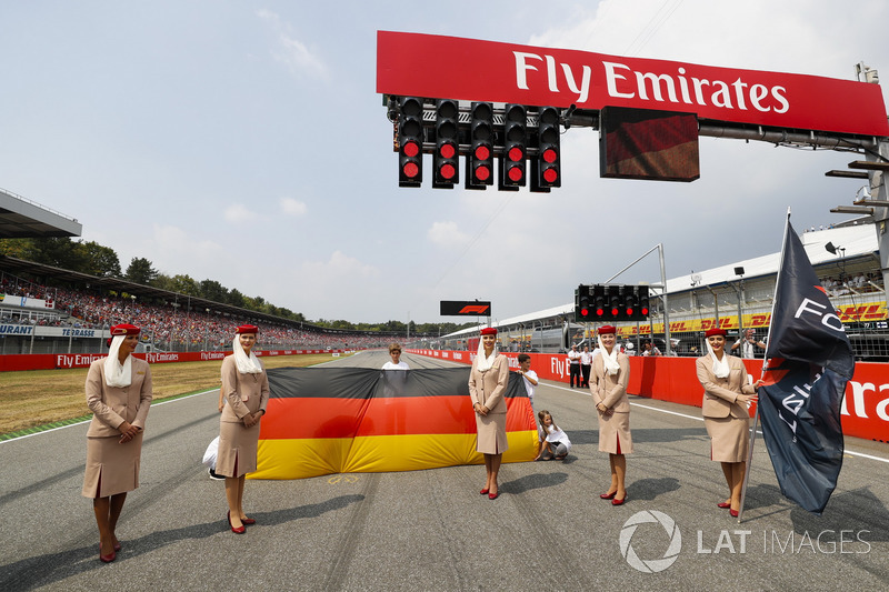 F1 2018 - Német Nagydíj - rajtrács, kulisszák mögött, felvonulás, sztárok...