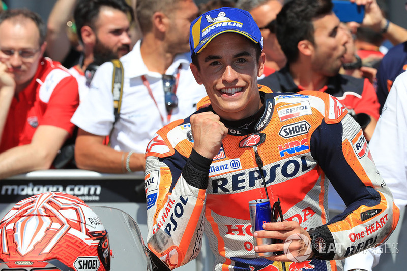 Pole sitter Marc Marquez, Repsol Honda Team