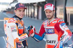 Marc Marquez, Repsol Honda Team, Andrea Dovizioso, Ducati Team