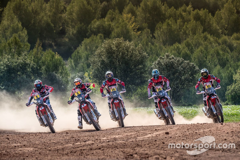 El Monster Energy Honda Team al completo