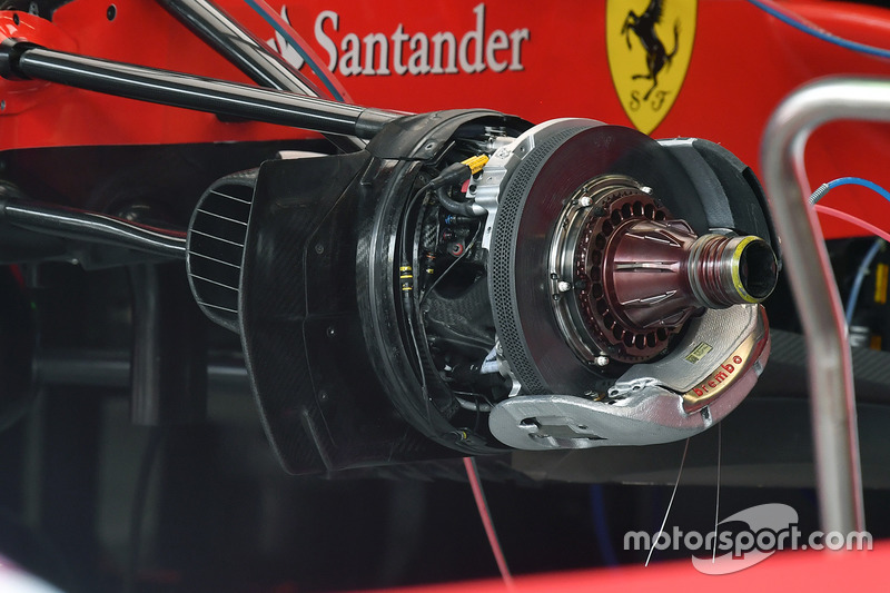 Ferrari SF70H ön fren ve tekerlek