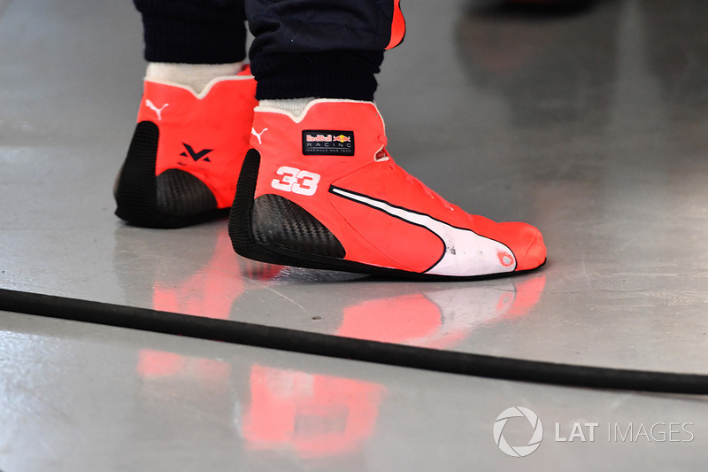 Botas de Max Verstappen, Red Bull Racing