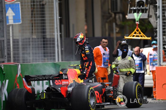 Accidente de Max Verstappen, Red Bull Racing RB14