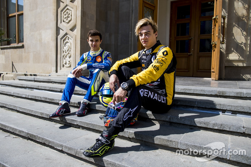 Les vainqueurs du meeting de Bahreïn, Lando Norris et Artem Markelov