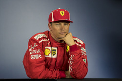 Kimi Raikkonen, Ferrari in the Press Conference