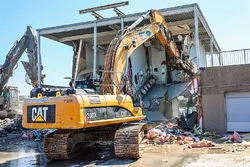 Paddock demolition