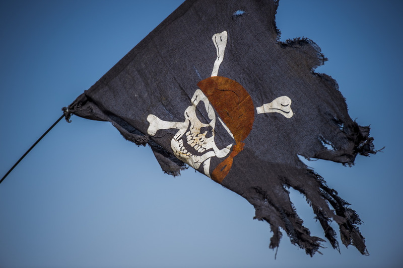 Una bandera pirata