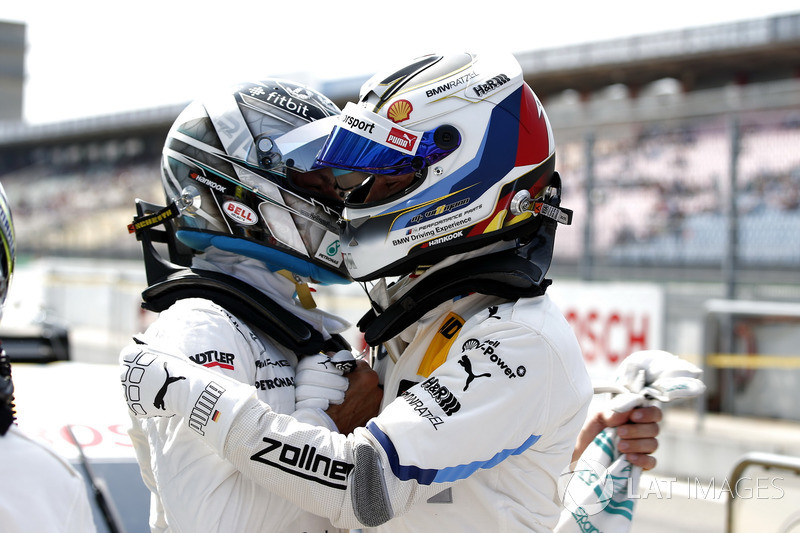 Gary Paffett Mercedes-AMG Team HWA and Marco Wittmann, BMW Team RMG