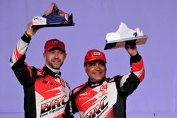 Giandomenico Basso e Lorenzo Granai, BRC Racing, podium