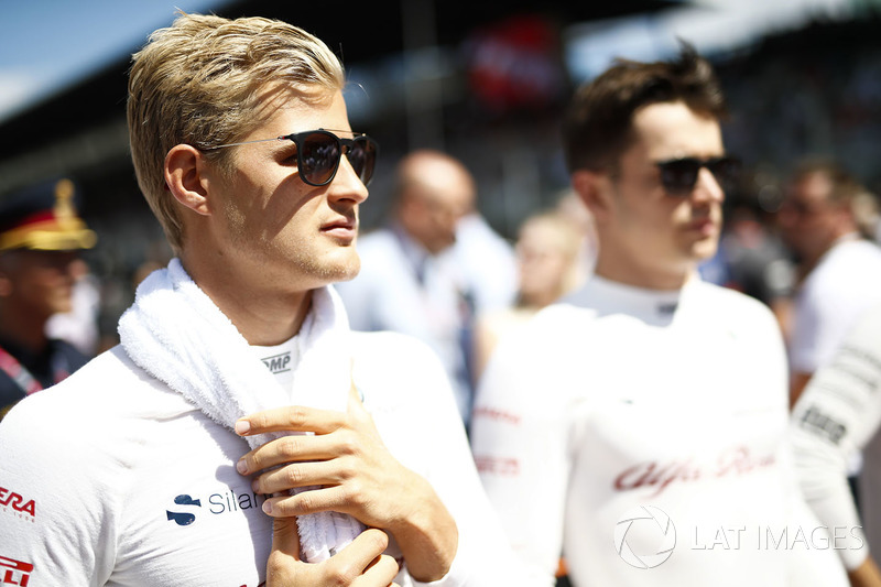 Marcus Ericsson, Sauber, et Charles Leclerc, Sauber