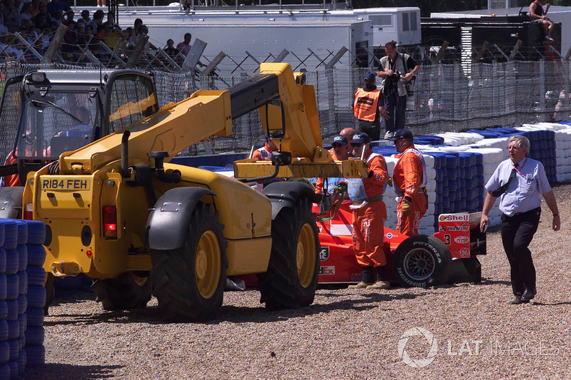 Michael Schumacher, Ferrari, kaza