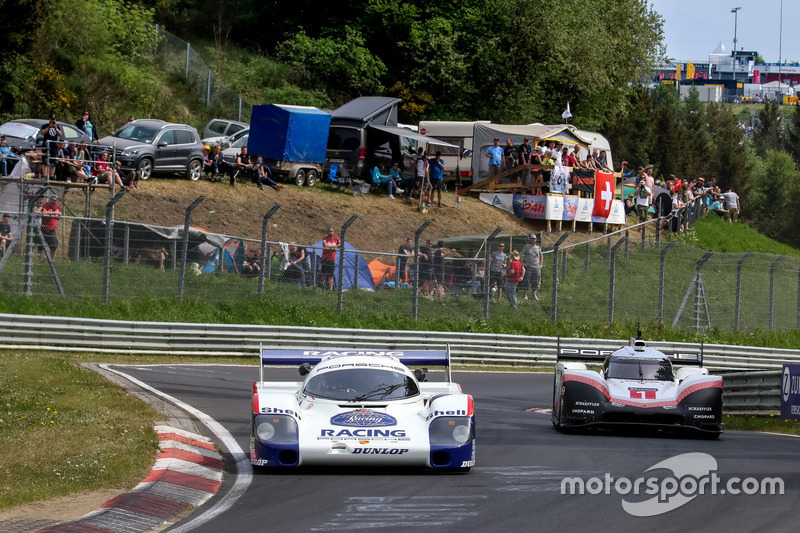 Hans-Joachim Stuck, Porsche 956 C, Timo Bernhard, Porsche 919 Hybrid Evo