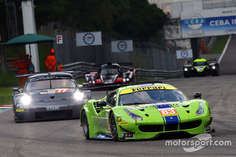 #83 Krohn Racing Ferrari F488 GTE: Tracy Krohn, Niclas Jönsson, Andrea Bertolini