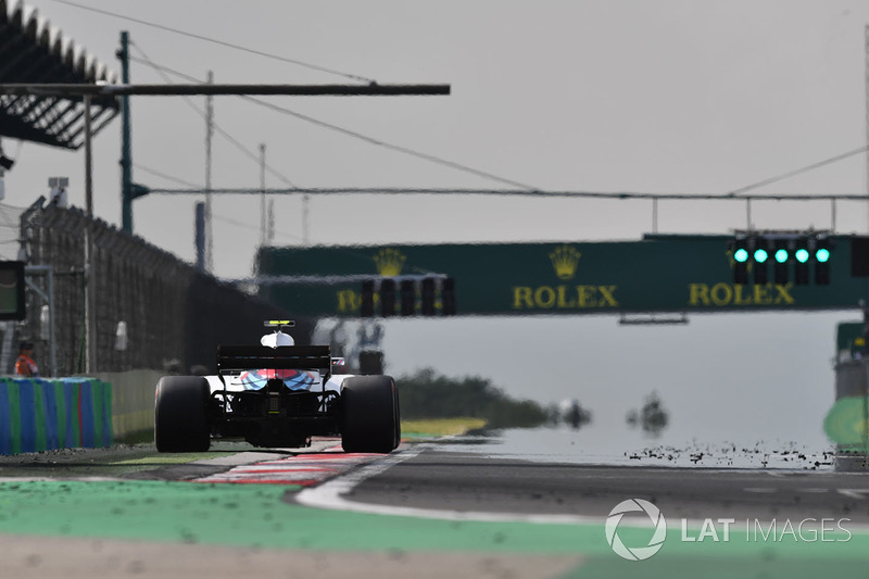 Sergey Sirotkin, Williams FW41 sparks