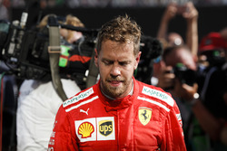 Sebastian Vettel, Ferrari dans le Parc Fermé
