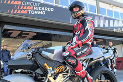 Keanu Reeves en el Circuito Ricardo Tormo de Valencia