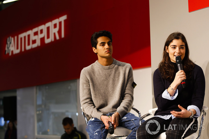 Jamie Chadwick di panggung Autosport