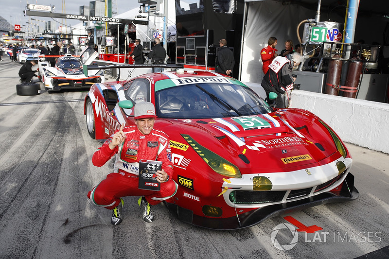 GTD polesitters #51 Spirit of Race Ferrari 488 GT3, GTD: Paul Dalla Lana, Pedro Lamy, Mathias Lauda,