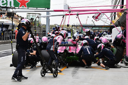 Пит-стоп: Эстебан Окон, Sahara Force India F1 VJM11