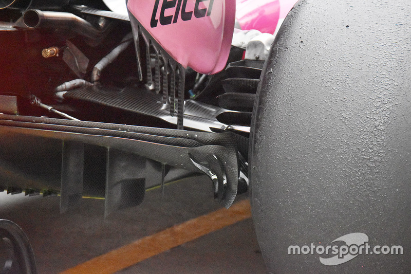 Um close da seção externa do difusor do VJM11