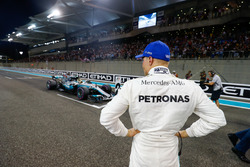 Il poleman Valtteri Bottas, Mercedes AMG F1