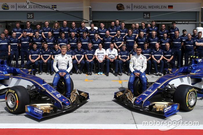 Marcus Ericsson y Pascal Wehrlein, pilotos de Sauber en 2017