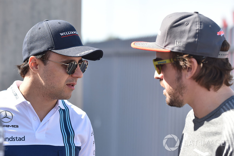 Felipe Massa, Williams and Fernando Alonso, McLaren