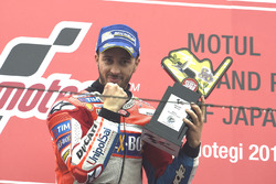 Podium: race winner Andrea Dovizioso, Ducati Team