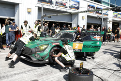 Pitstop, #2 Black Falcon Mercedes-AMG GT3: Abdulaziz Al Faisal, Hubert Haupt, Yelmer Buurman, Gabrie