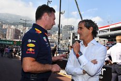 Christian Horner, Red Bull Racing Teambaas en Alain Prost, Renault Sport F1 Team adviseur