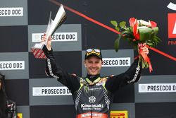 Podium : le deuxième, Jonathan Rea, Kawasaki Racing