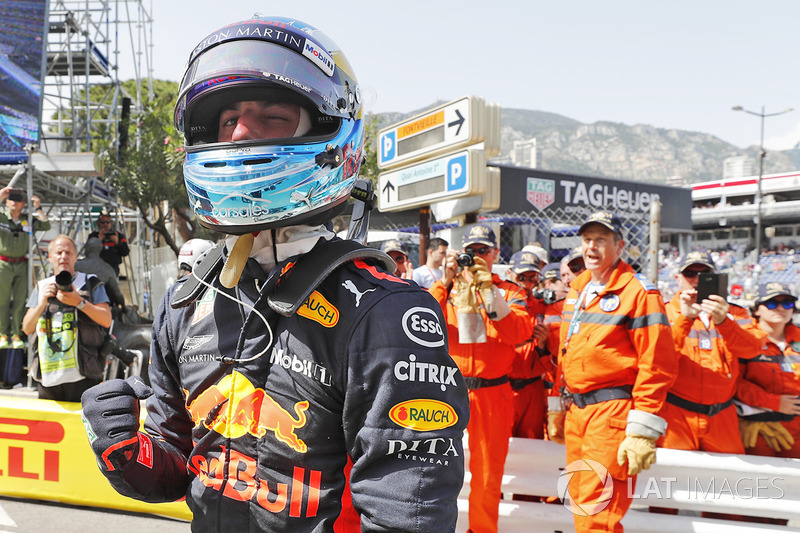 Polesitter Daniel Ricciardo, Red Bull Racing