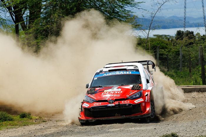 Why Evans suffered his first WRC retirement since 2024 112 Takamoto Katsuta, Aaron Johnston, Toyota Gazoo Racing WRT Toyota GR Yaris Rally1