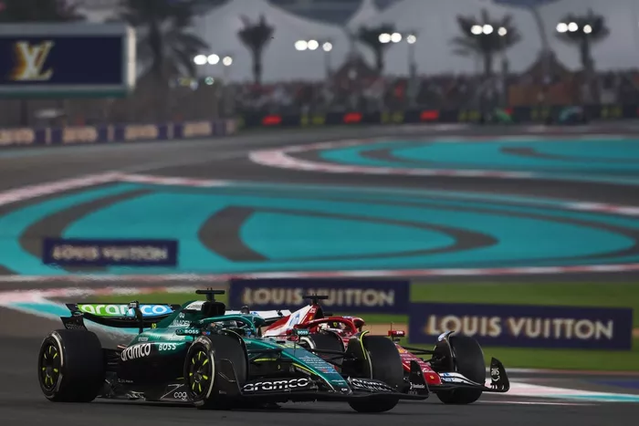 Charles Leclerc, Ferrari, Lance Stroll, Aston Martin Racing