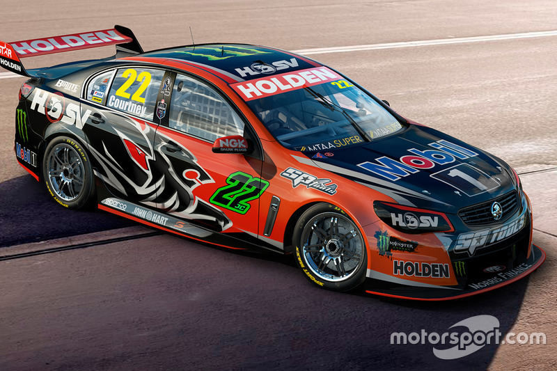 Warren Luff, Garth Tander, James Courtney, Jack Perkins, Holden Racing Team