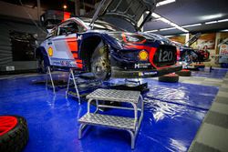 Le parc d'assistance Hyundai Motorsport