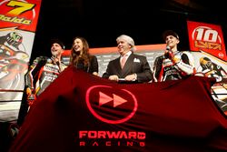 Giovanni Cuzari con Luca Marini, Lorenzo Baldassarri, Forward Racing
