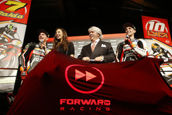 Giovanni Cuzari con Luca Marini, Lorenzo Baldassarri, Forward Racing