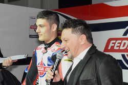 Jorge Navarro, Federal Oil Gresini Moto2, mit Fausto Gresini, Federal Oil Gresini Moto2, Teammanager