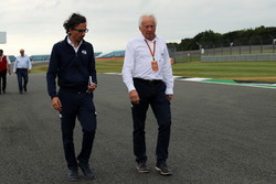 Laurent Mekies, FIA Safety Director and Charlie Whiting, FIA Delegate walk the track