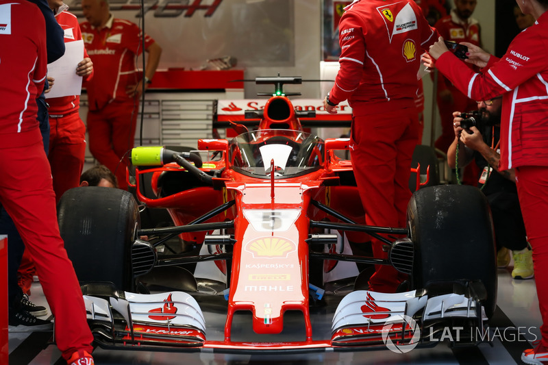 Ferrari SF70-H with cockpit shield