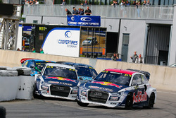 Toomas Heikkinen, EKS RX, Audi S1; Mattias Ekström, EKS RX, Audi S1