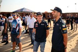 Max Verstappen, Red Bull Racing and Daniel Ricciardo, Red Bull Racing attend the drivers briefing